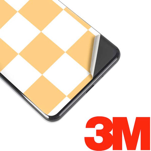 Yellow and White Checkerboard Google Pixel 3 XL Skin